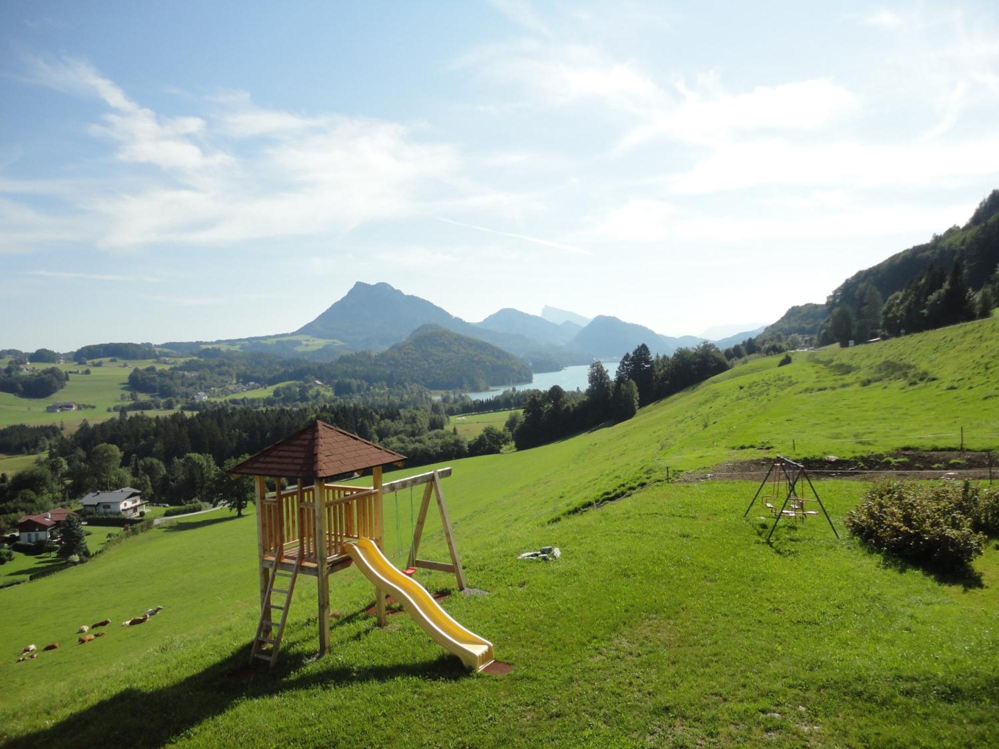 Vila Bauernhof Strumegg Hof bei Salzburg Exteriér fotografie